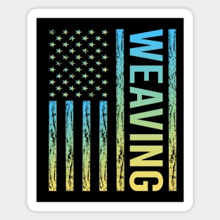 Gradient Flag 02 Weaving Weaver Sticker